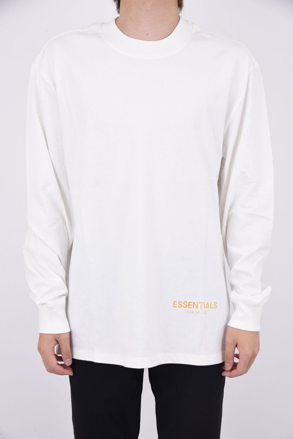 FOG ESSENTIALS - 《LB限定》 ESSENTIALS LB GOLD PRINT LS TEE