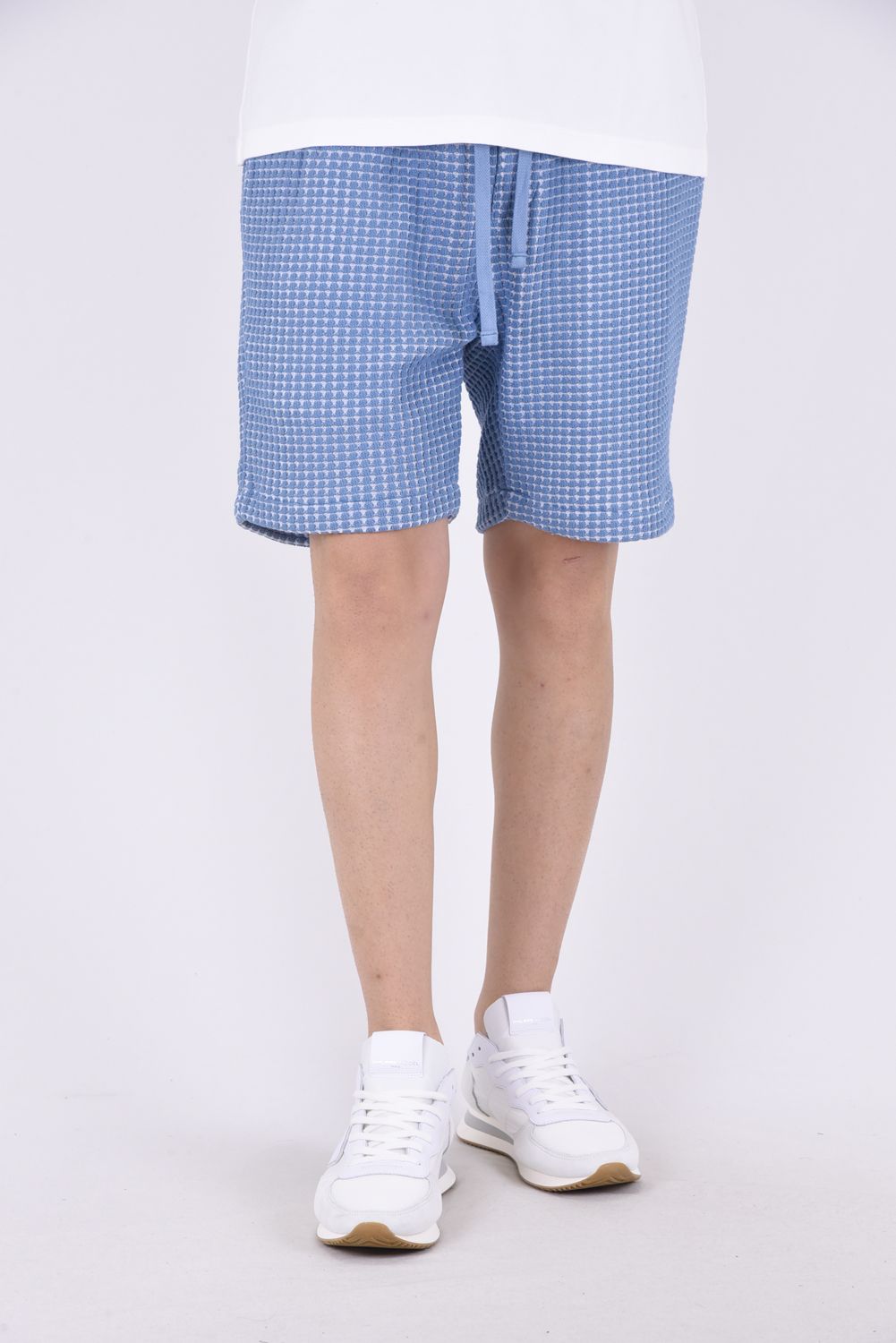 Seagreen - BIG WAFFLE SHORTS / コットンワッフル ショートパンツ