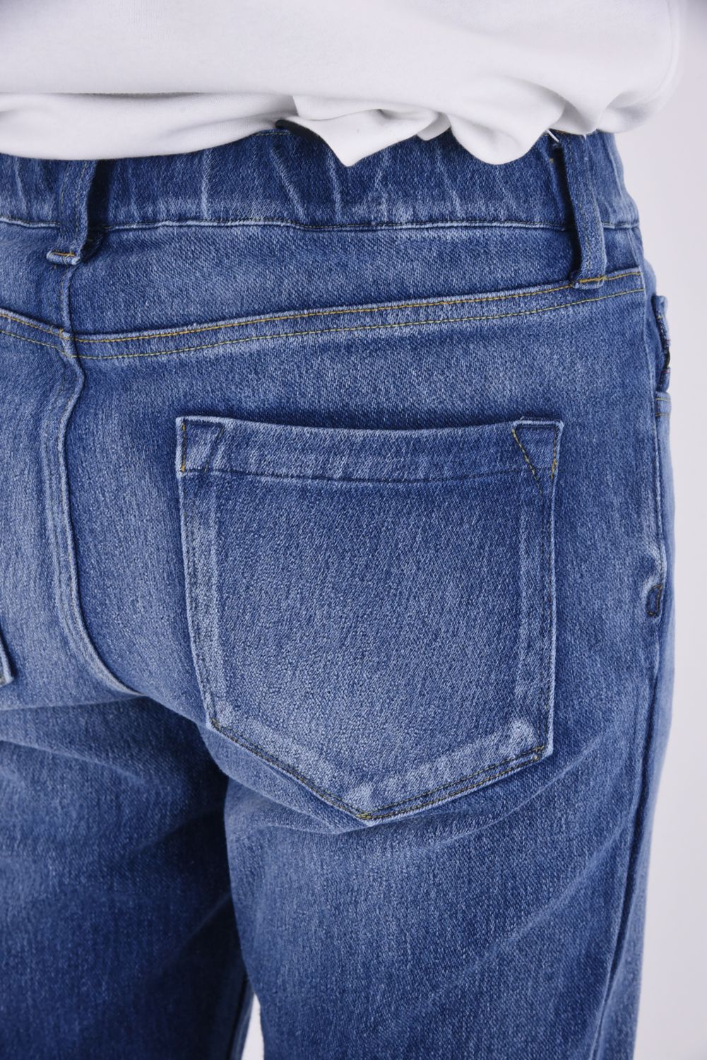 MICK DENIM JERSEY  / 定番 デニム ジャージーンズ ダークインディゴ