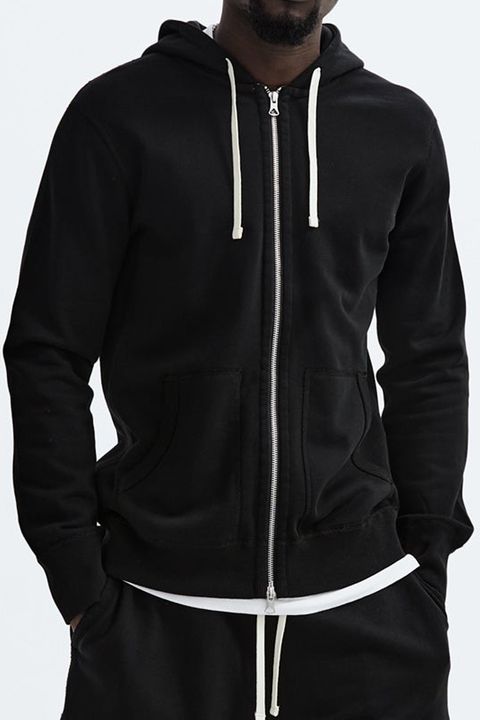 【国内正規品】 MIDWEIGHT TERRY FULL ZIP HOODIE / ミッドウェイトテリー フルジップパーカー ブラック