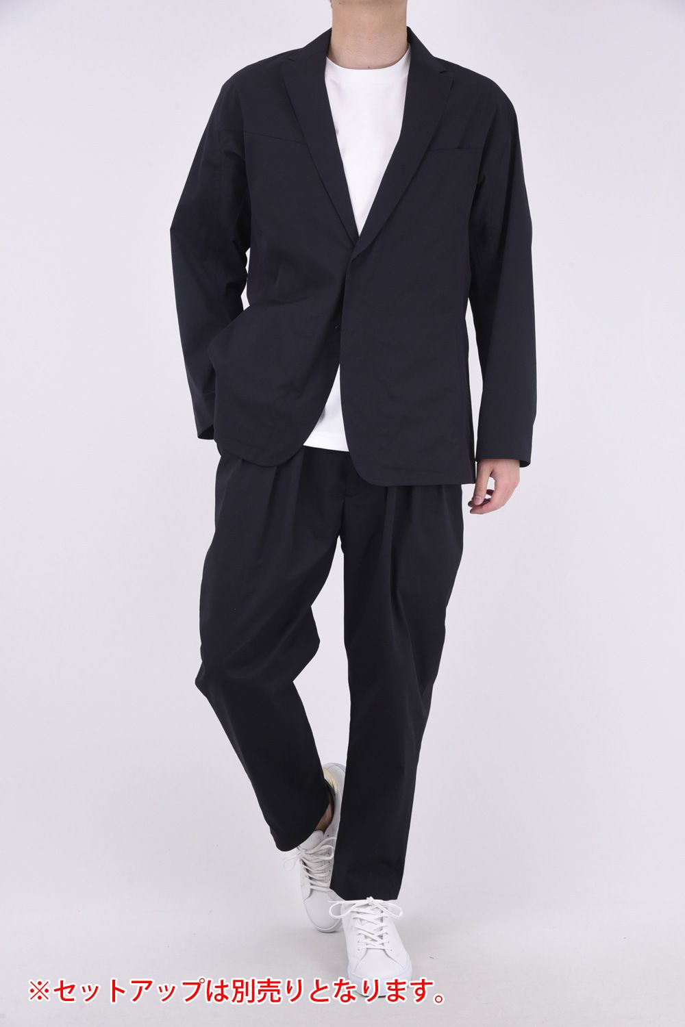 【BLK】 SOLOTEX 3 TUCKED EASY TAPERED PANTS / ソロテックス 3タック イージーテーパード パンツ ブラック