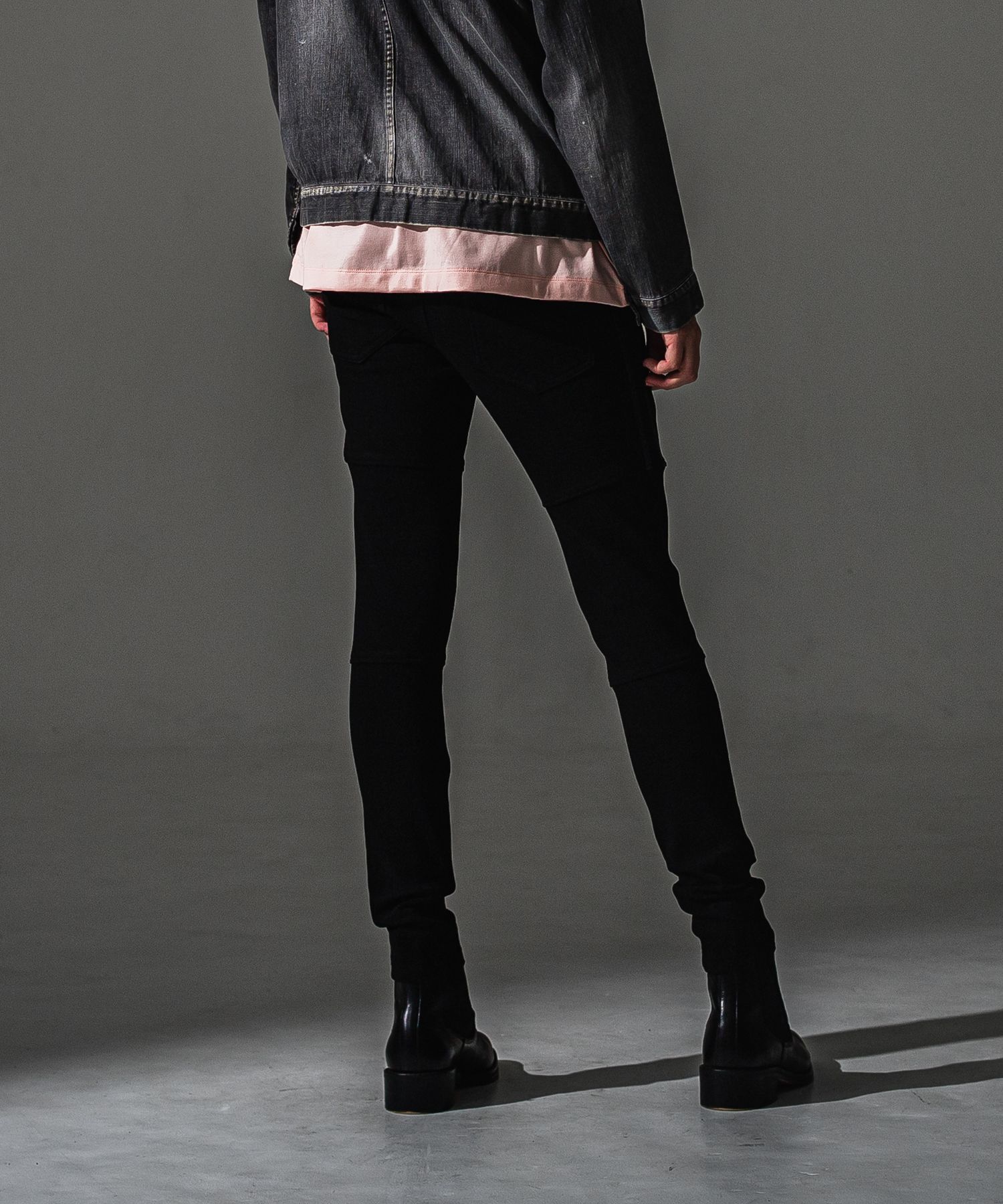 Johnson LINE blister PT / 【定番】 ブリスターニット ジョンソンラインパンツ (ブラック)（7月下旬入荷予定）※オーダー締切:5月23日(土)17時
