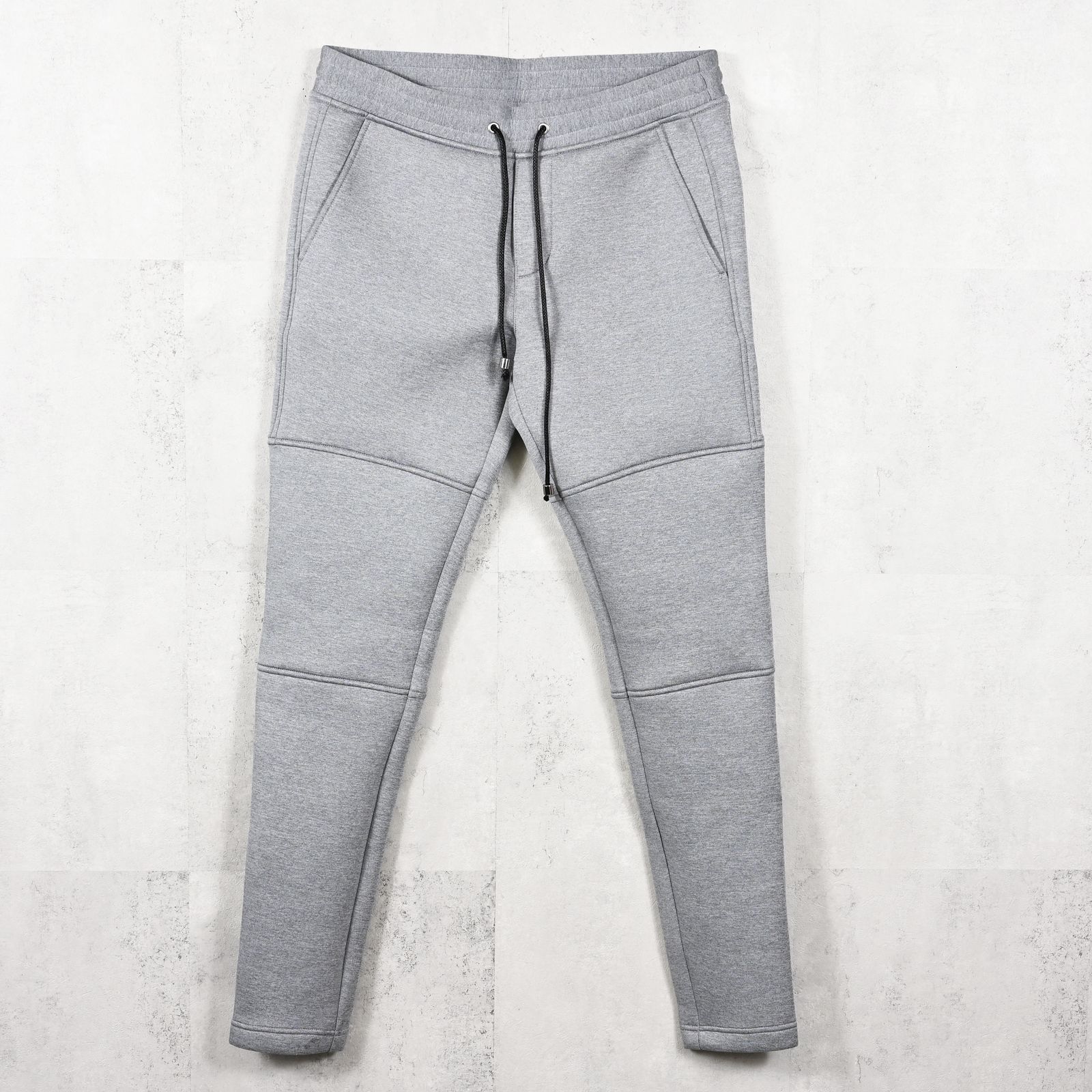 SLASH PT / ダンボールニット スキニーイージーパンツ グレー (9月中旬入荷予定)