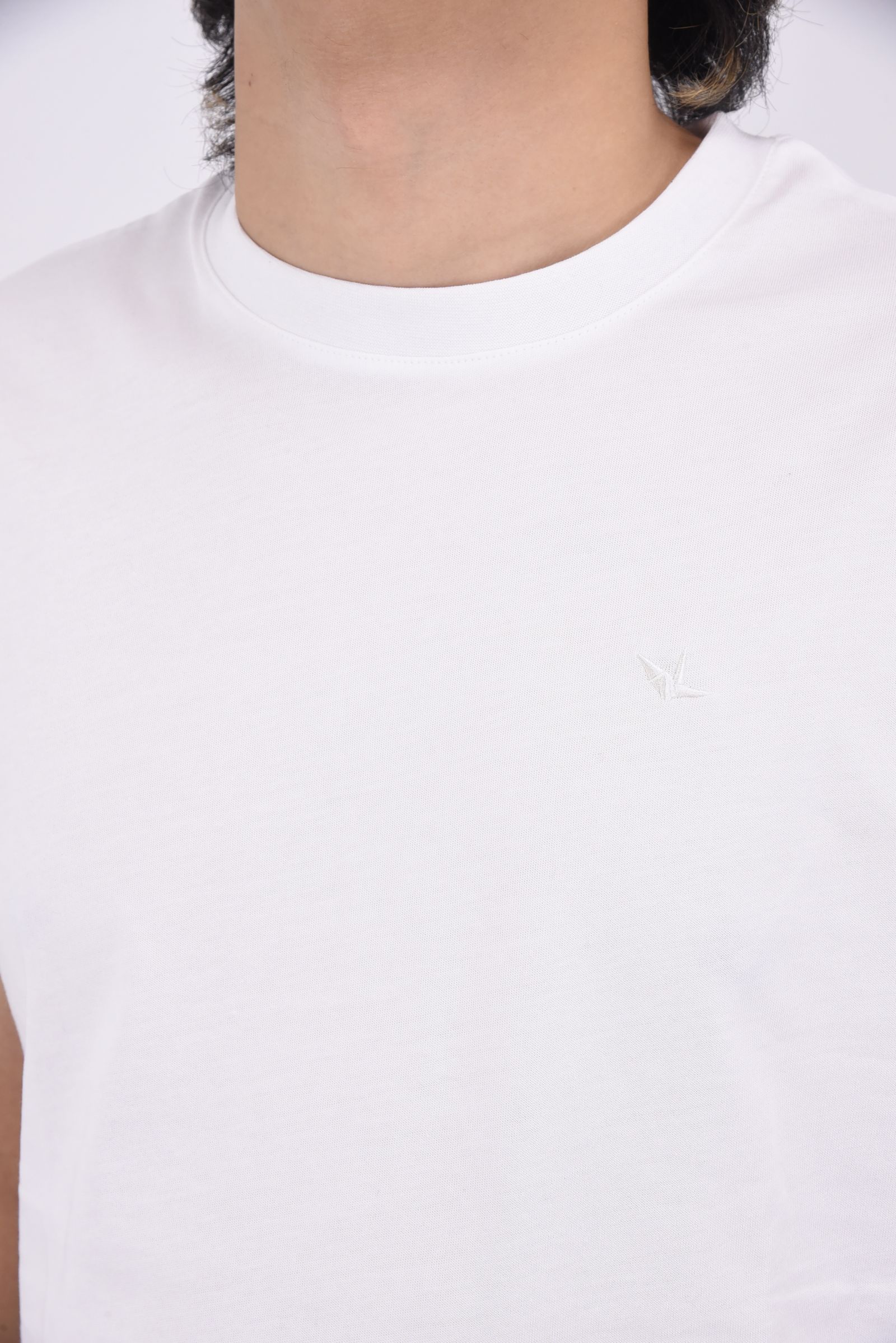 RHINESTONE T-SHIRT / ラインストーン バックロゴ Tシャツ (ホワイト)