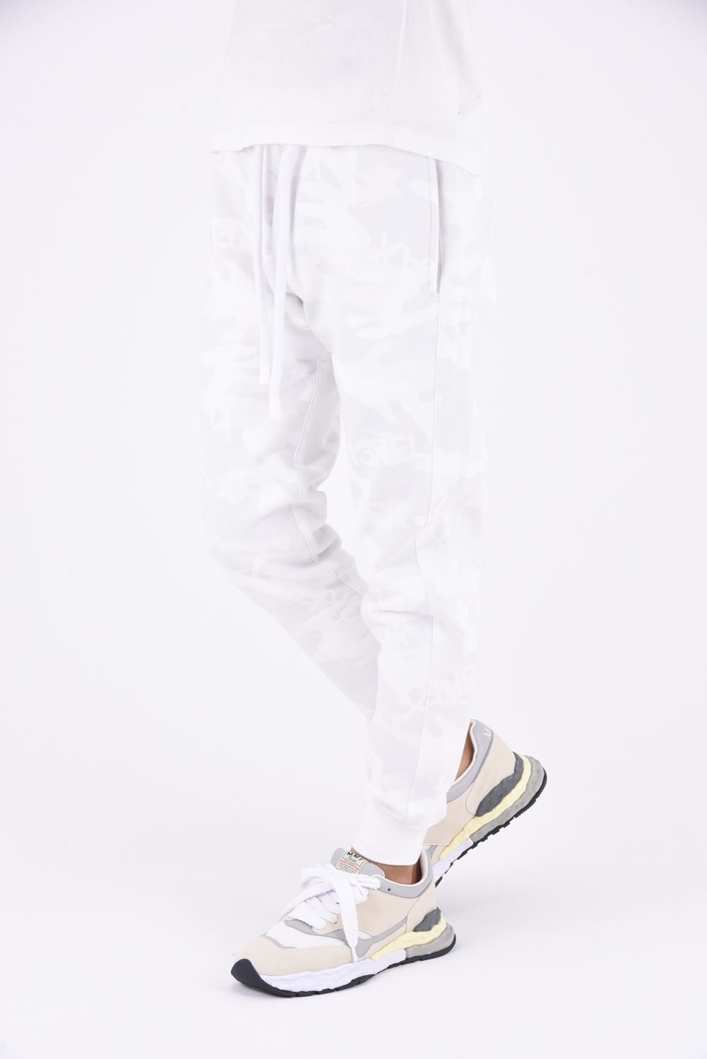 SUPER HEAVY 500 CAMO PANTS / スーパーヘビー スウェット カモ柄パンツ ホワイトカモ