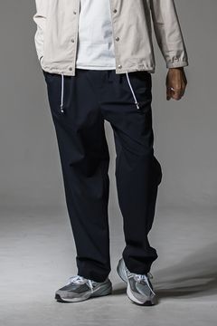 BEN PANTS / ルーズフィット ワイドシルエット ロングパンツ ネイビー (8月上旬入荷予定)
