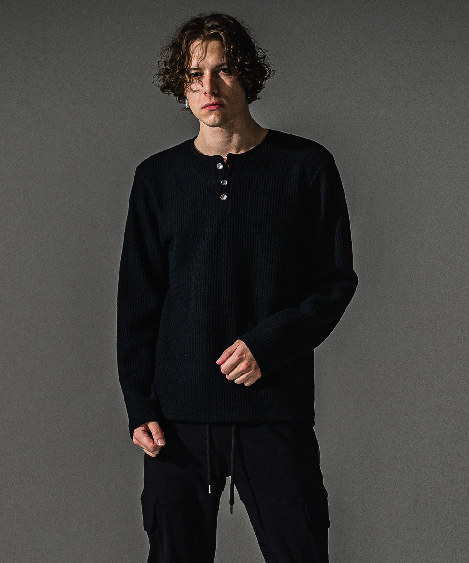 KNT HENRY / ニットヘンリー (ブラック) (9月上旬入荷予定) ※オーダー締切:5月23日(土)17時