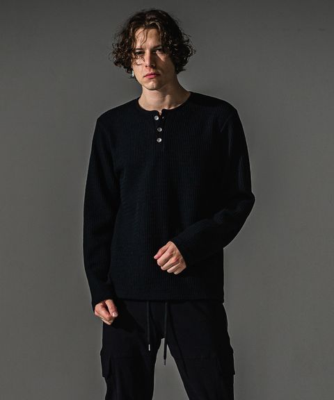 KNT HENRY / ニットヘンリー (ブラック)