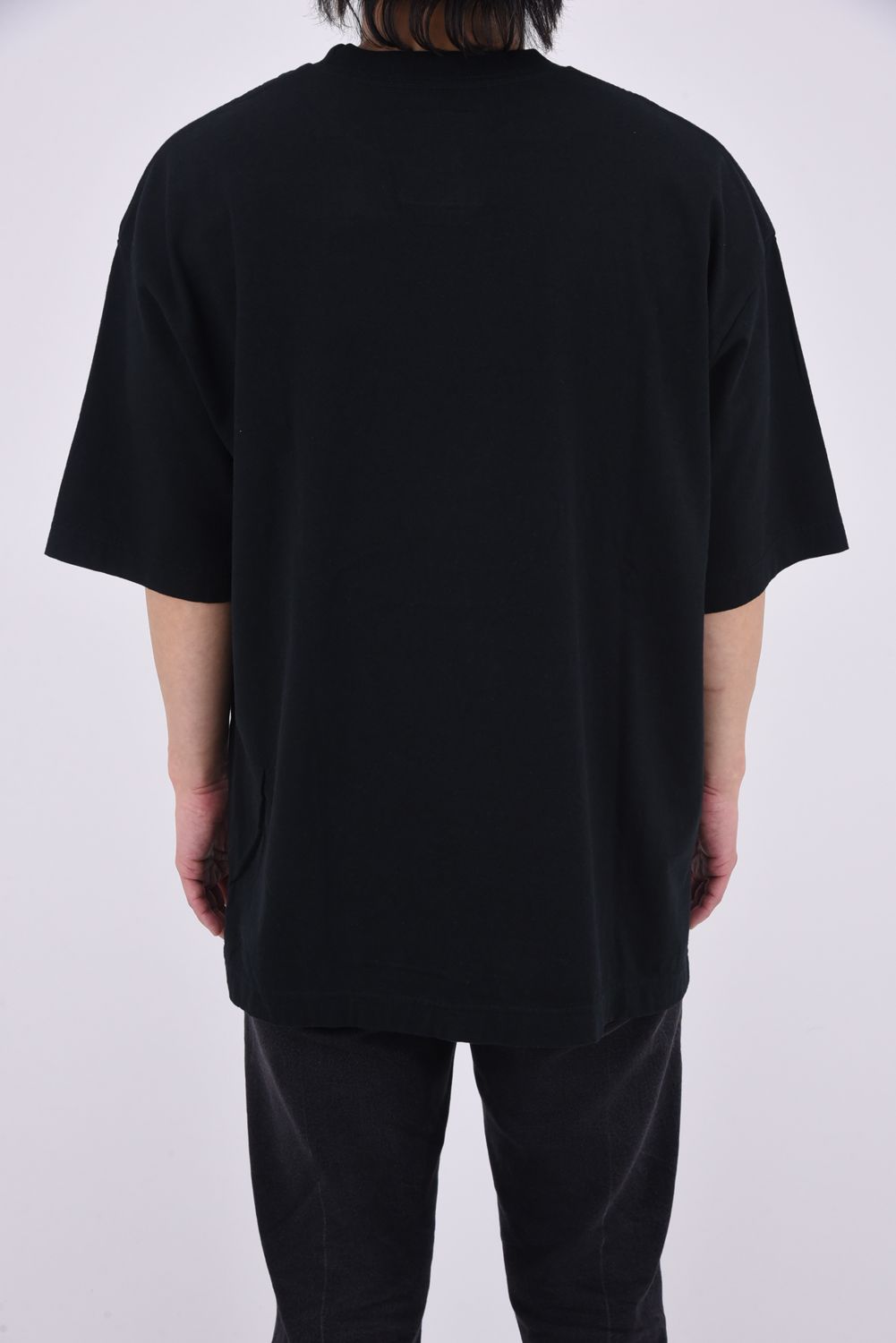 SMILY FACE PT TEE / スマイリーフェイス クルーネック Tシャツ (ブラック)