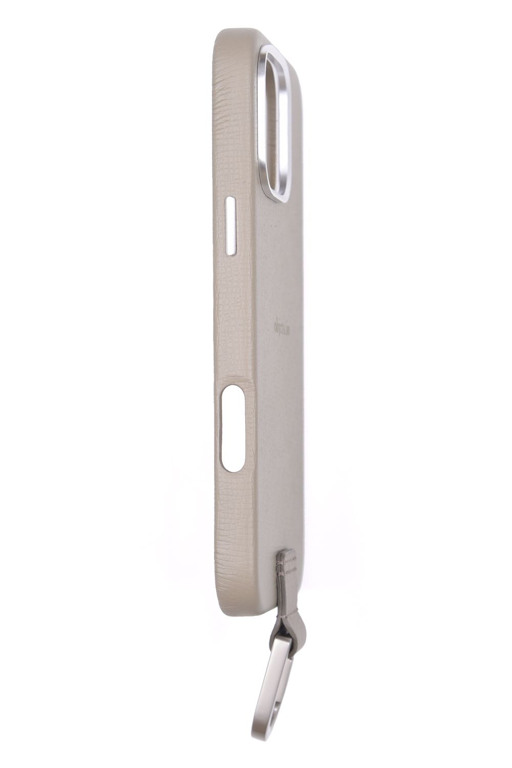 CARABINER-CASE / カラビナ付 iPhone レザーケース (トープ)