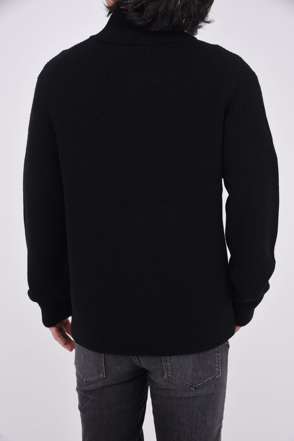 【国内正規品】 MERINO RIB VINNIE TRACK JACKET / メリノウール トラックジャケット ブラック