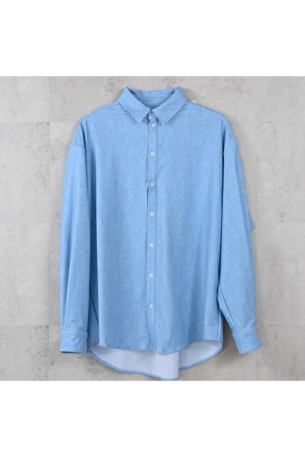 RUSH JACK SHIRTS / ラッシュガード ロングスリーブシャツ （ライトインディゴ） (5月中旬入荷予定) ※オーダー締切:2月15日(日)18時