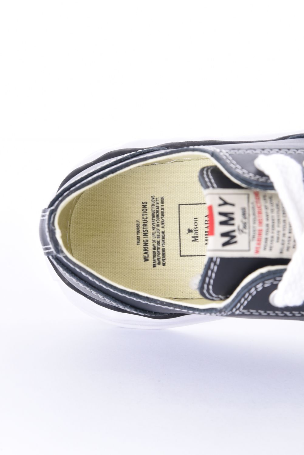 "PETERSON LOW" OG sole LEATHER LOW SNEAKER / オリジナルソール レザーローカットスニーカー ブラック