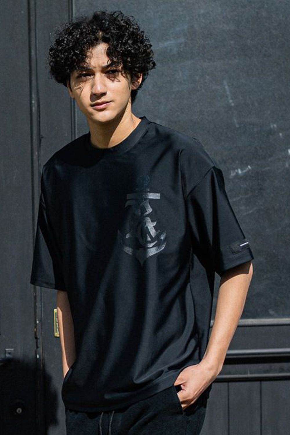 RESOUND CLOTHING ANCHOR RCL RUSH OVER T / ラッシュガード アンカーロゴ オーバーサイズTシャツ