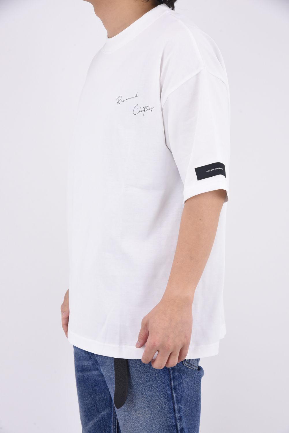 BACK PHOTO OVER TEE / バックフォト オーバーTシャツ ホワイト