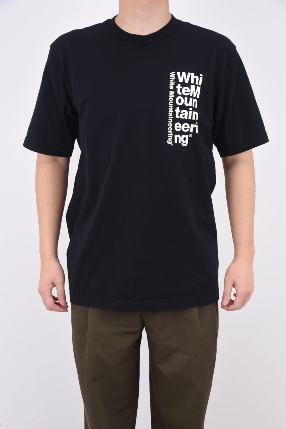 LOGO T-SHIRT / ロゴ プリント クルーネック Tシャツ ブラック