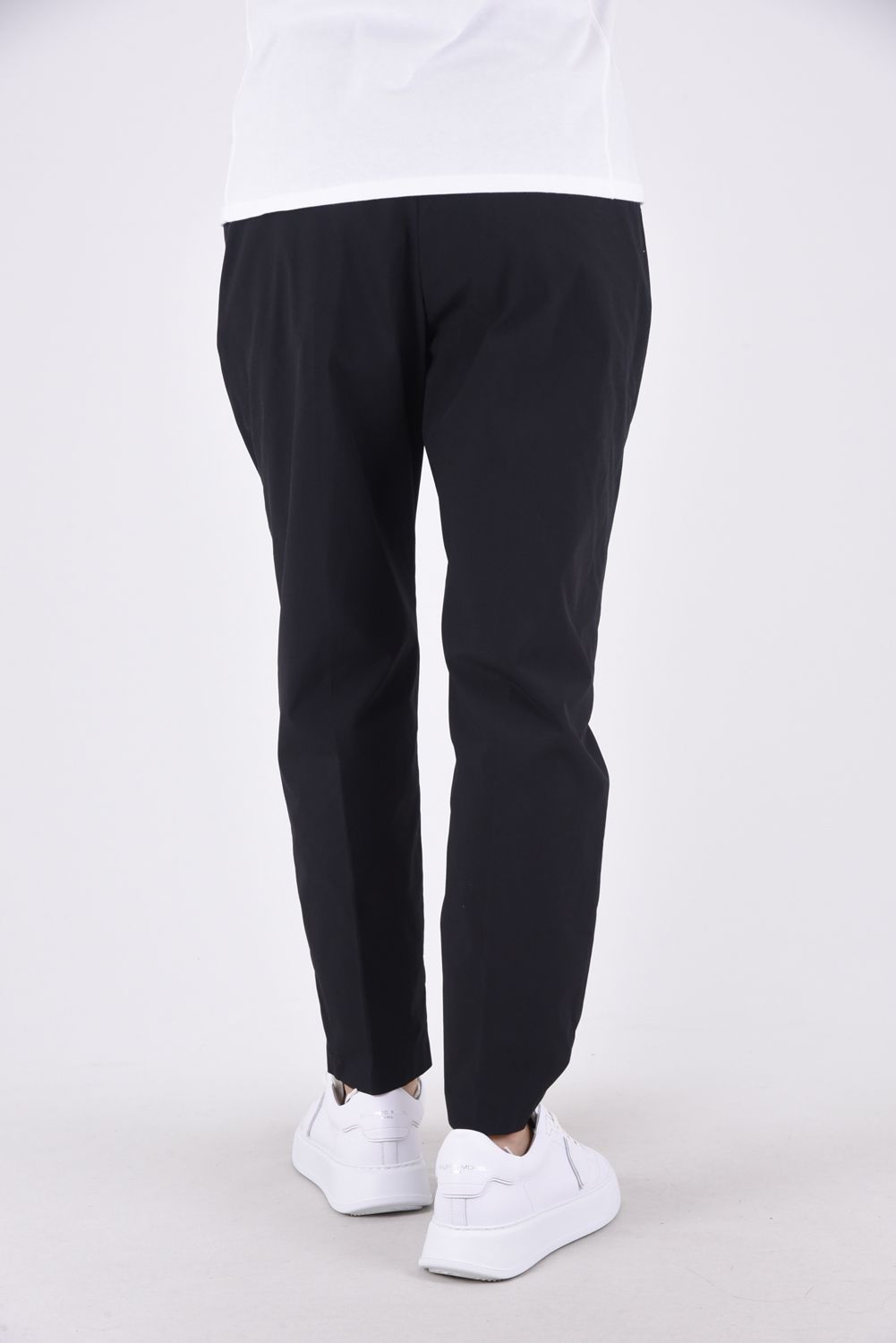 【BLK】 TECH WEATHER WIDE TAPERED PANTS / テック ウェザー ワイド テーパードパンツ ブラック