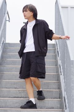 【WITH OR WITHOUT】 スウェットよりも“きっちり感”が出せるセットアップスタイル