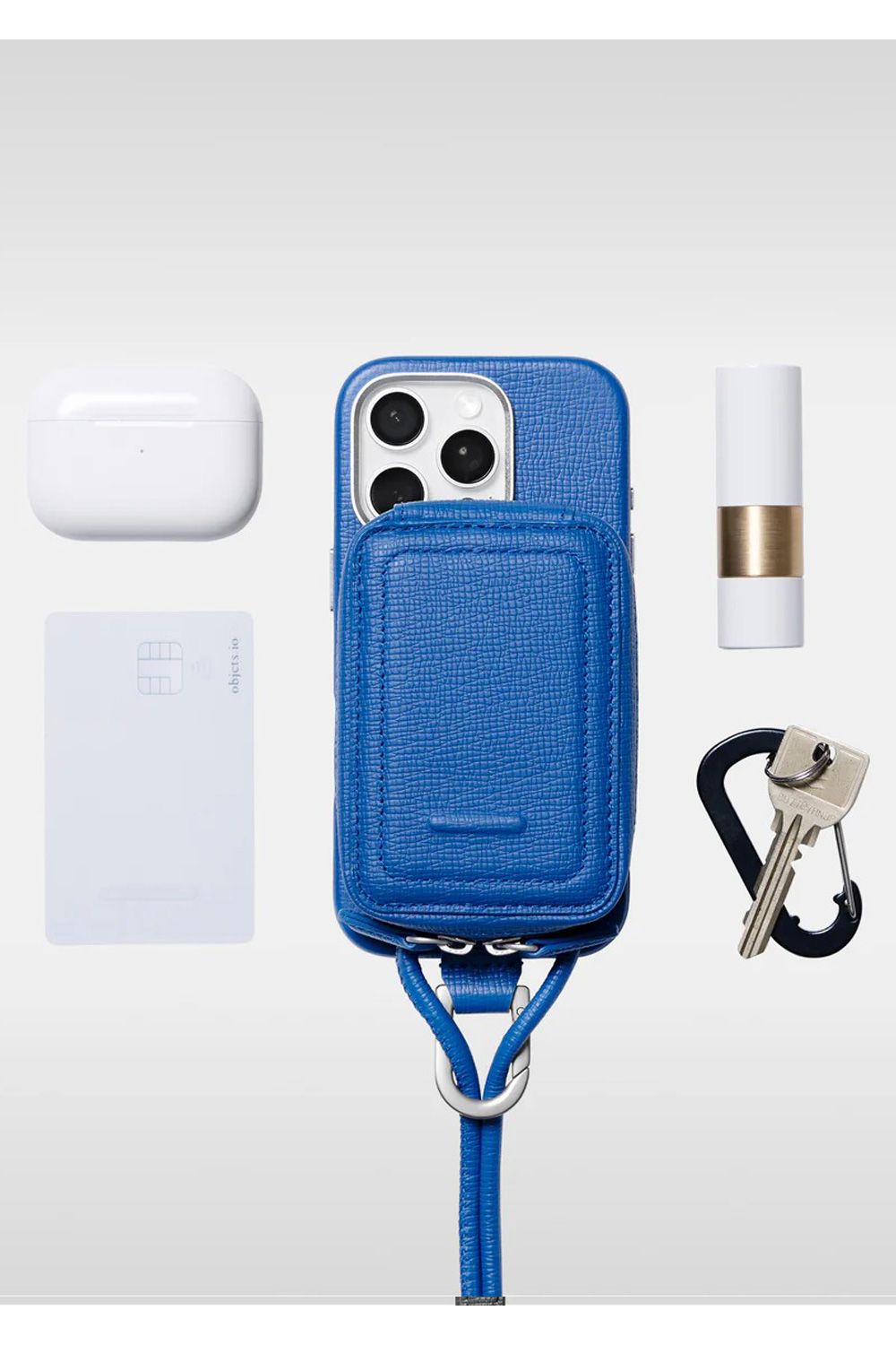 objcts.io スマホケース用マイクロバッグ objcts.io - STRAPPED-ACCESSORY-MICROBAG / ストラップ付き
