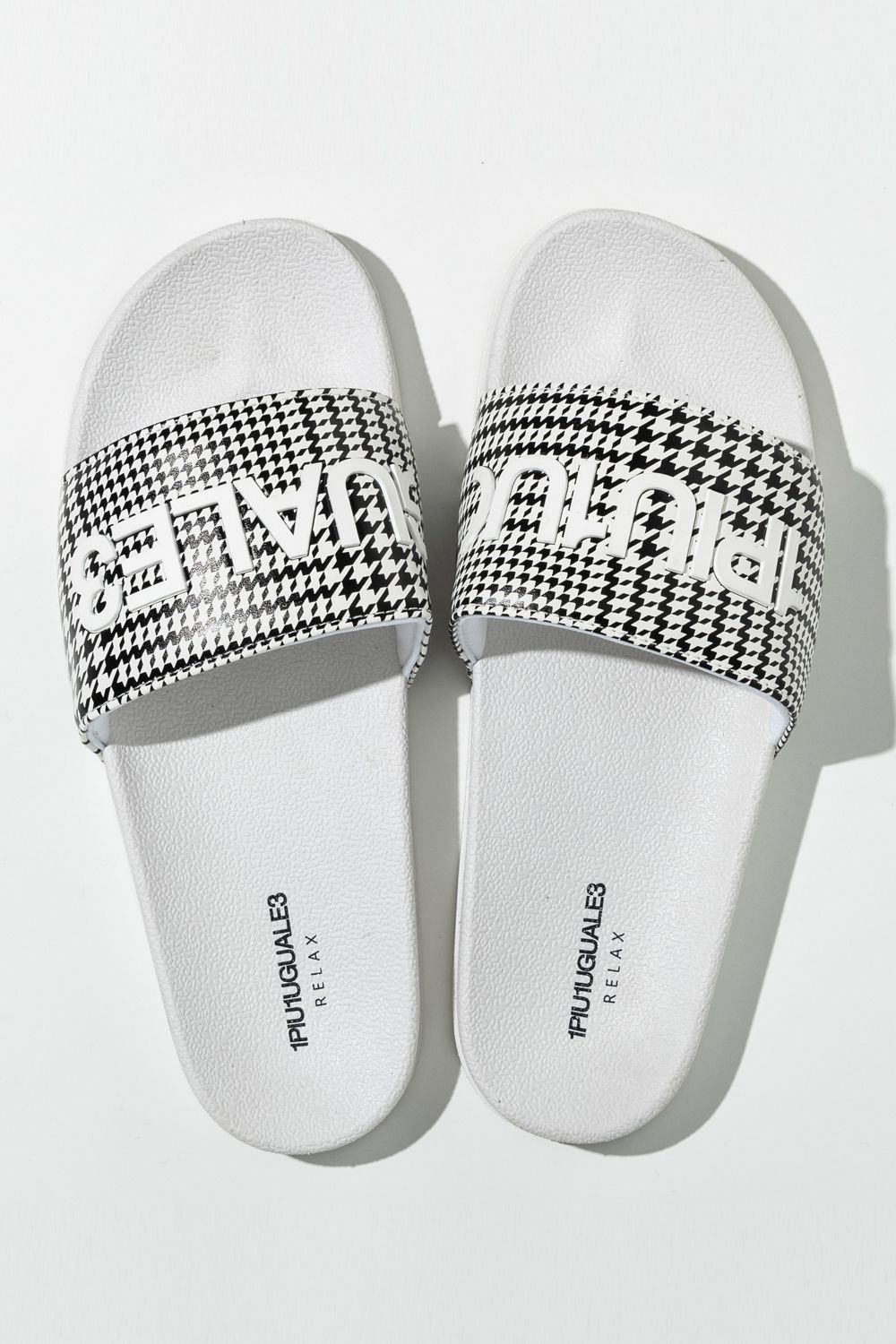 GLEN CHECK SANDALS / グレンチェック シャワーサンダル (ホワイト) (3月上旬入荷予定)