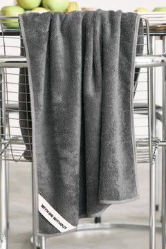 Bath Towel / シルク混 バスタオル (グレー)