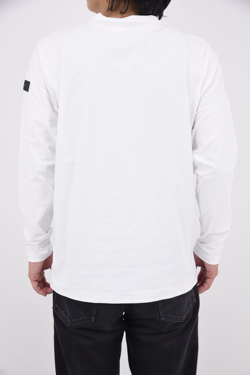 RC nylon longsleave Tee / RCロゴ ナイロン ロングスリーブTシャツ ホワイト