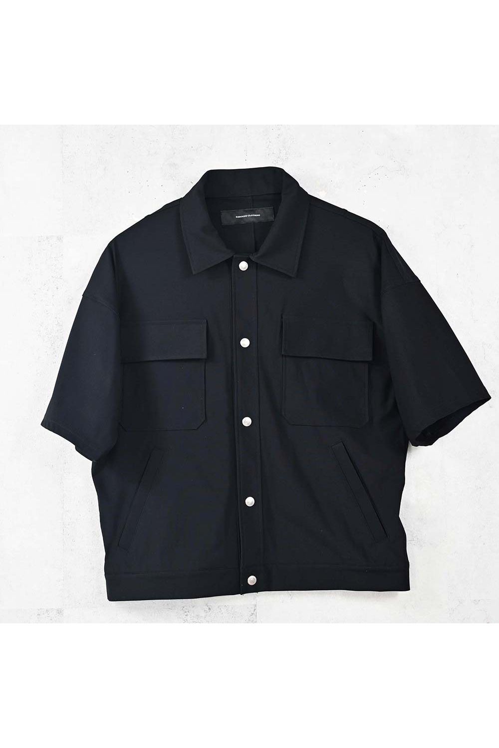 CPO HALE SHIRTS JK / ハーフスリーブ シャツジャケット （ブラック） (5月上旬入荷予定) ※オーダー締切:2月15日(日)18時