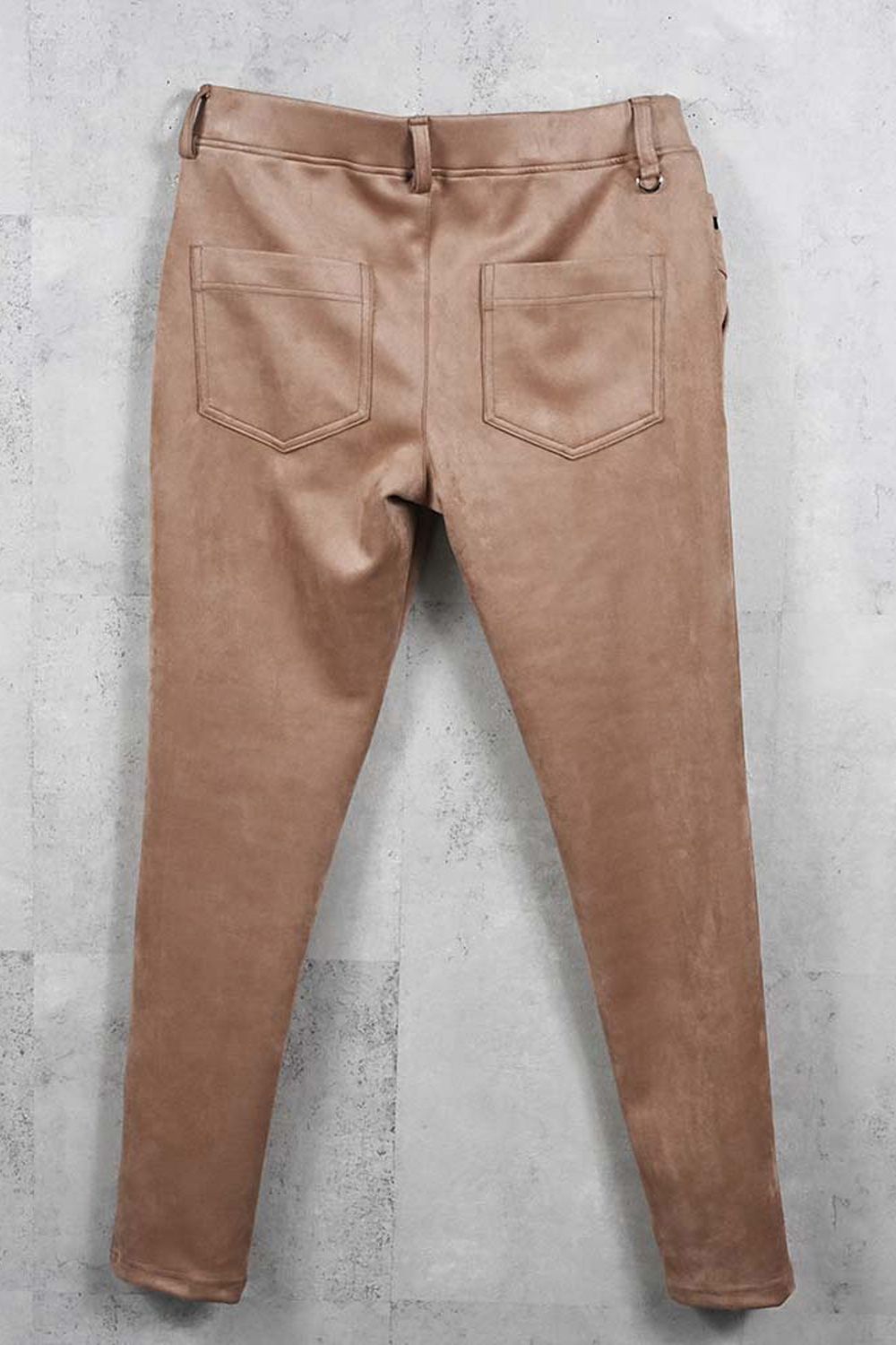 CHRIS EASY HEAT TUCK PANTS / スウェードジャージー スラックスイージータックパンツ (ブラウン) (1月上旬入荷予定) ※オーダー締切：9月1日(月)18:00