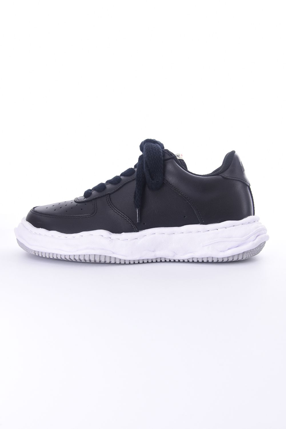 "WAYNE LOW" OG sole leather Low-Top sneaker / オリジナルソール レザー ローカットスニーカー ブラック