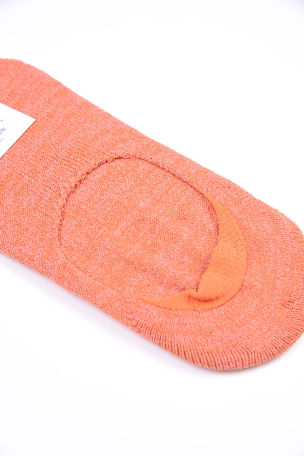 BOUCLE MIX SNEAKER SOCKS / 日本製 ブークレ ミックス スニーカーソックス オレンジ