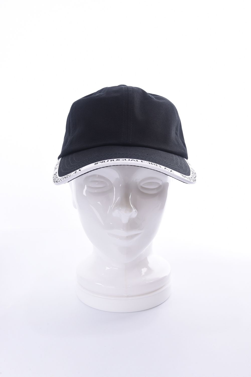COLLAR LOGO CAP / カラーロゴ キャップ ブラック