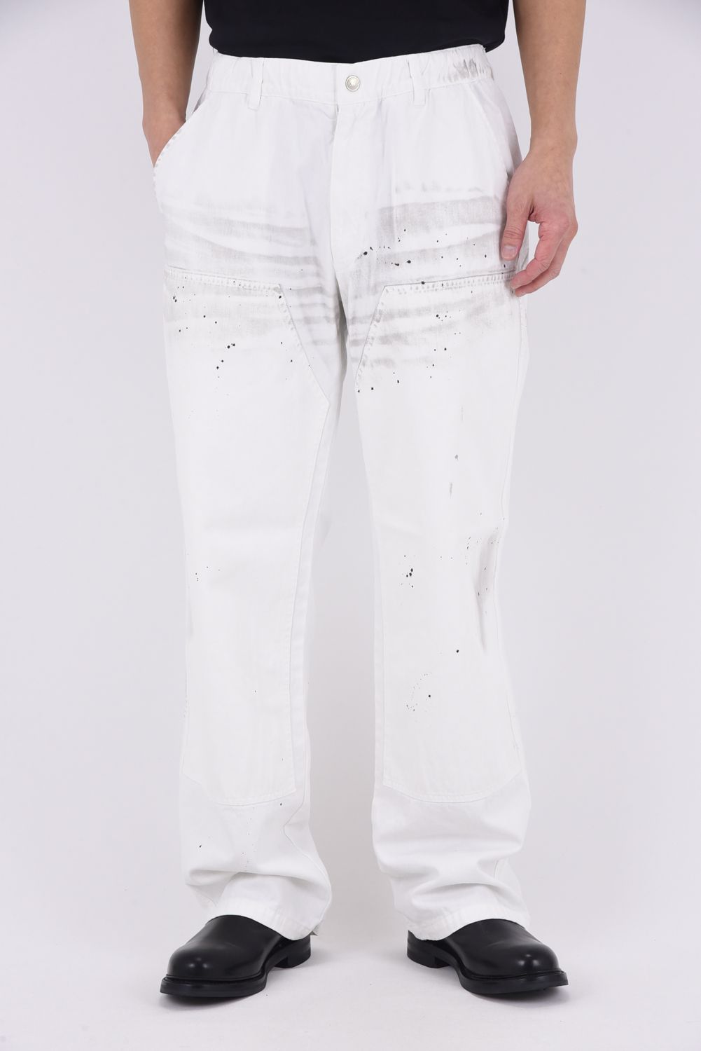 【26SS 39th】 DOUBLE KNEE PT / ダブルニー ワークデニムパンツ (ホワイト)