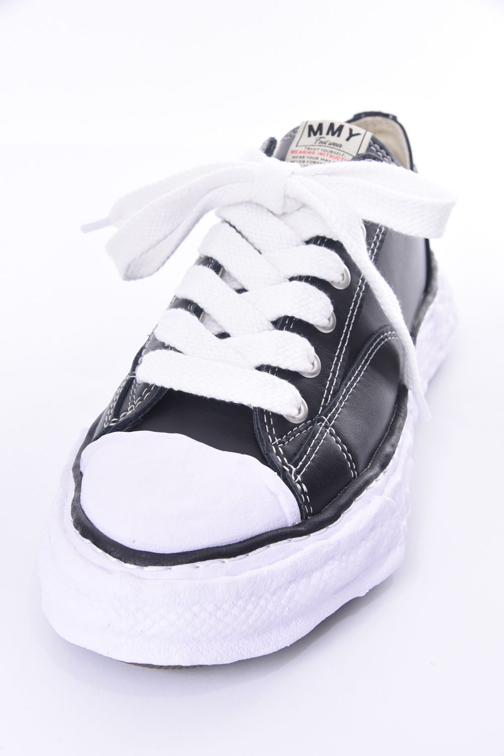 "PETERSON23" OG sole Leather Low-top Sneaker / オリジナルソール レザーローカット ブラック