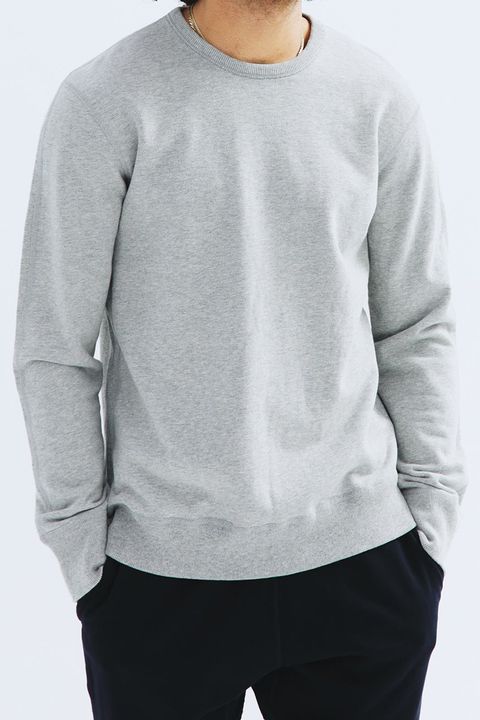 【国内正規品】 MIDWEIGHT TERRY CREWNECK / ミッドウェイト クルーネックスウェット ヘザーグレー