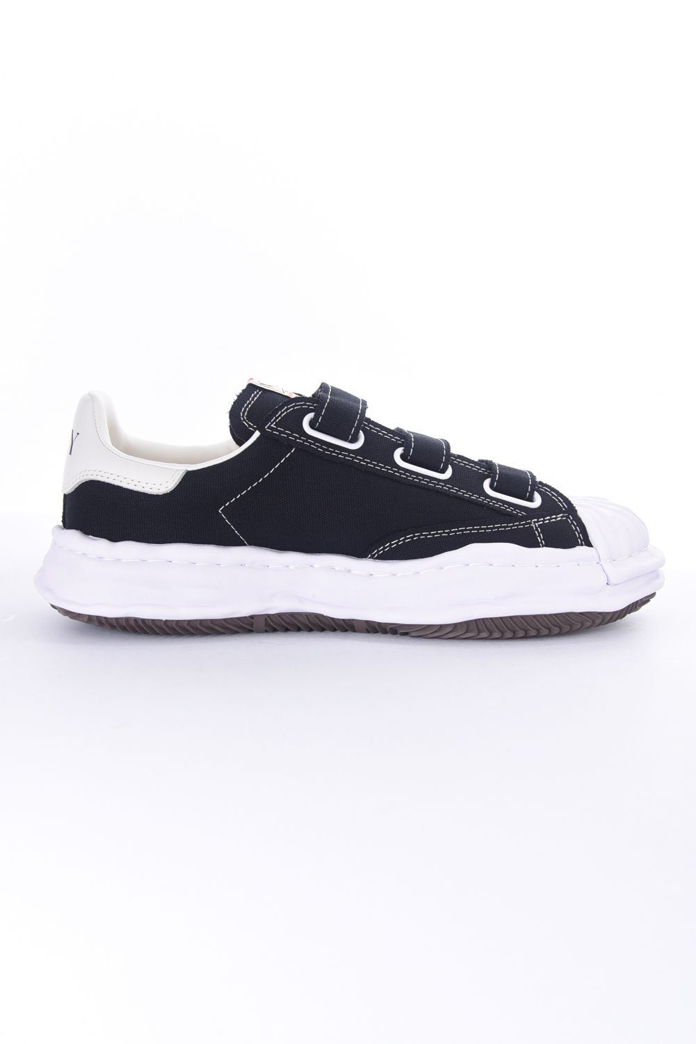 "BLAKEY" OG Sole Canvas Low-top Verclo Sneaker / "ブレイキー"オリジナルソールキャンバスローカットベルクロスニーカー（ブラック）