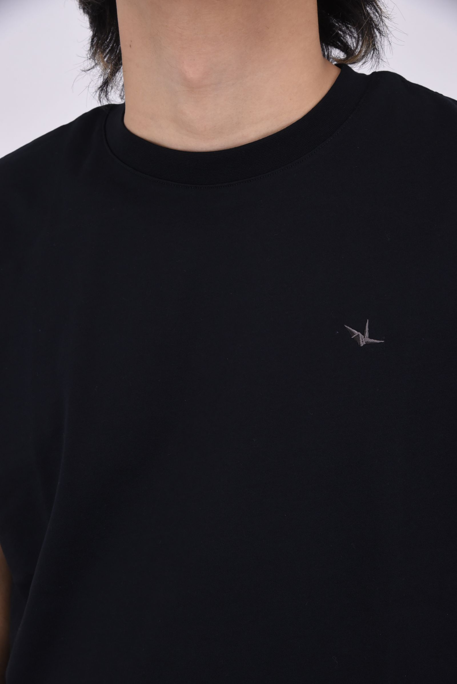 TAPE LOGO T-SHIRT / テープロゴ ショートスリーブ (ブラック)