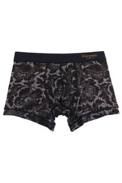 【待望のサイズ.XL入荷】 FLOWER Short Boxer - グレー  /  ブラック