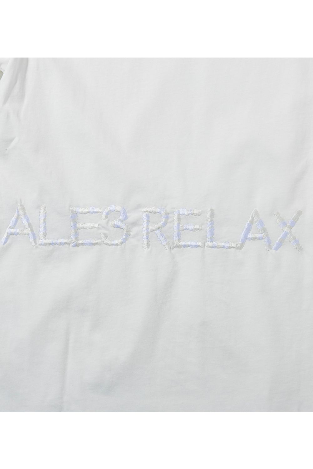 【26SS】 HAND EMBROIDERED LOGO T-SHIRT / ブランドロゴ刺繍 Tシャツ (ホワイト) (3月上旬入荷予定)