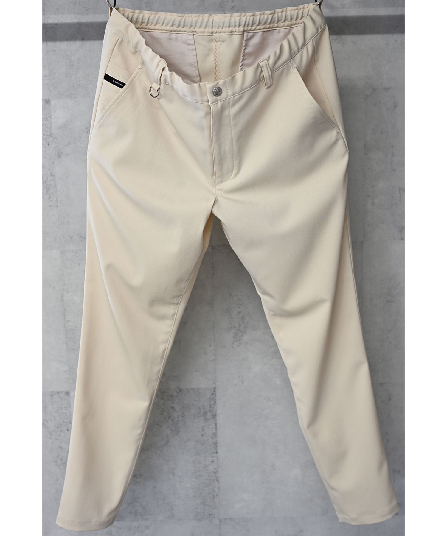 PAT TIGHT EASY PANTS / タイトテーパード イージースラックス (ベージュ)