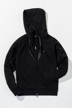 【26SS】 HOOD EMBOSSED LOGO HOODIE / エンボスロゴ ジップパーカー (ブラック) (2月上旬入荷予定)