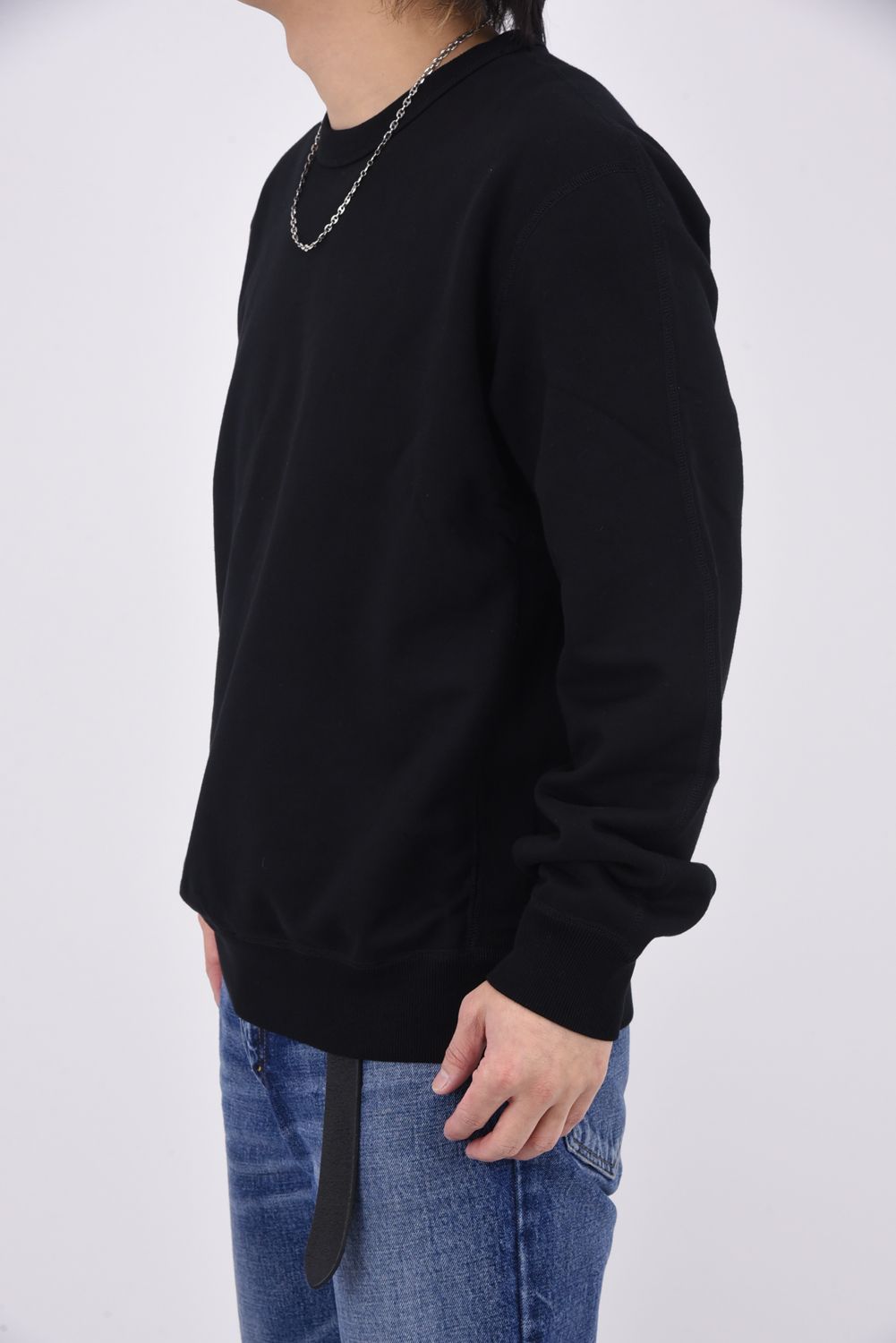 【国内正規品】【STANDARD FIT】 MIDWEIGHT TERRY CREWNECK / ミッドウェイト クルーネックスウェット (ブラック)