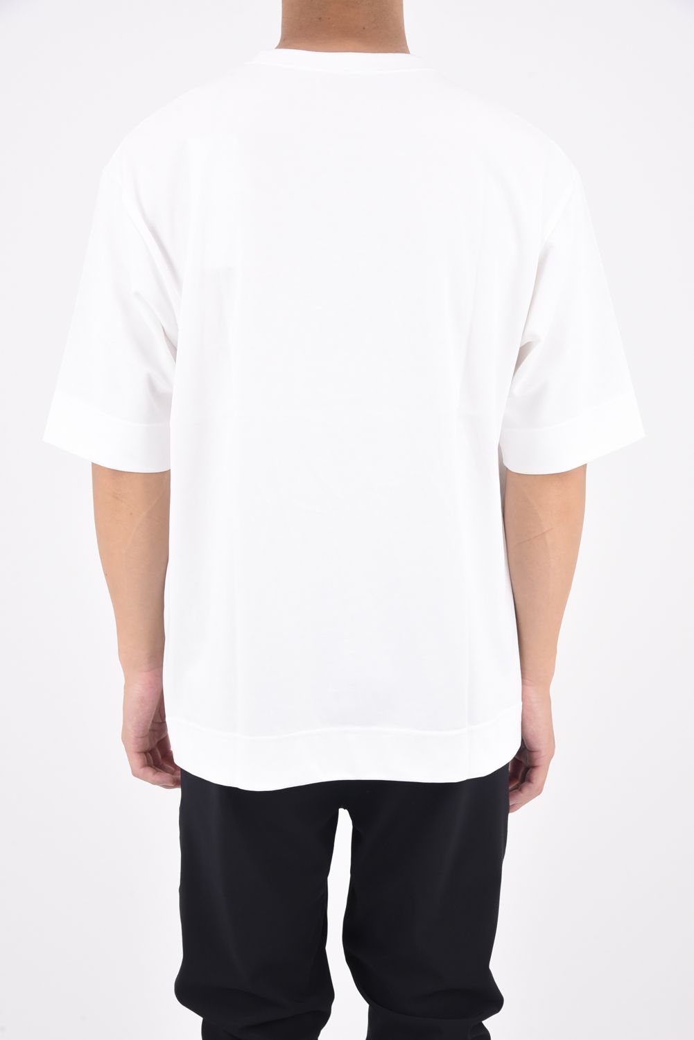 LIGHT crew T / メッセージプリント 半袖Tシャツ ホワイト