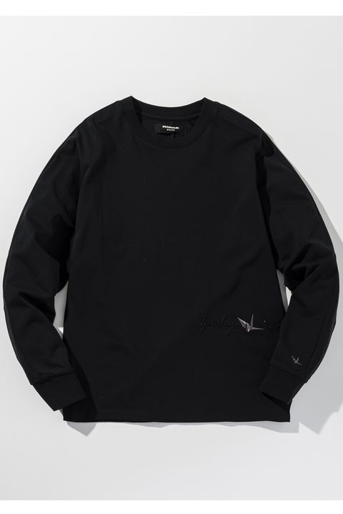 【26AW】 JEWELRY LOGO MERCERIZED LONG-SLEEVE T-SHIRT / ジュエリーロゴ マーセライズド ロングスリーブ Tシャツ (ブラック) (10月上旬入荷予定)