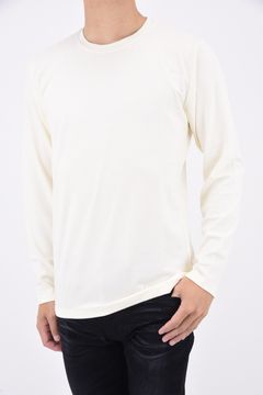 L/S CREW /  ロングスリーブ ウォーム クルーネック オフホワイト