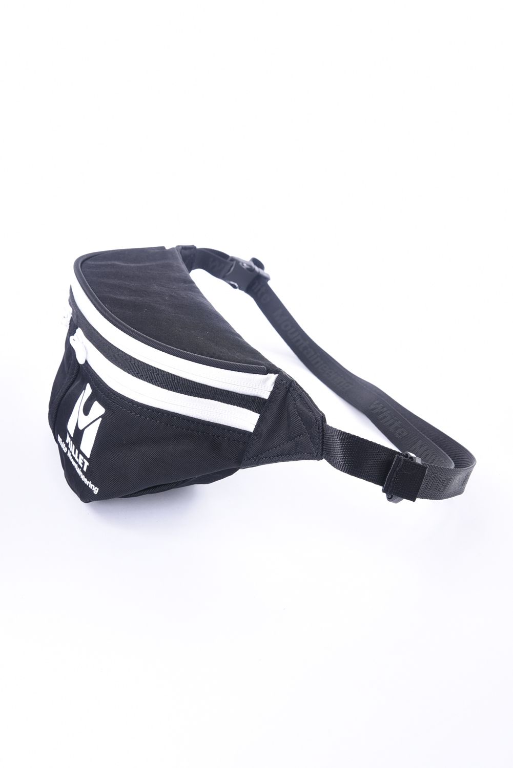 WM / MILLET WAIST BAG KIRIBATI / ホワイトマウンテニアリング / ミレーコラボ ウエスト バック ブラック『SENSE6月号P31掲載商品』