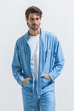 RUSH CAVER ALL/  ラッシュガード カバーオールジャケット (ライトインディゴ) (5月中旬入荷予定) ※オーダー締切:2月15日(日)18時