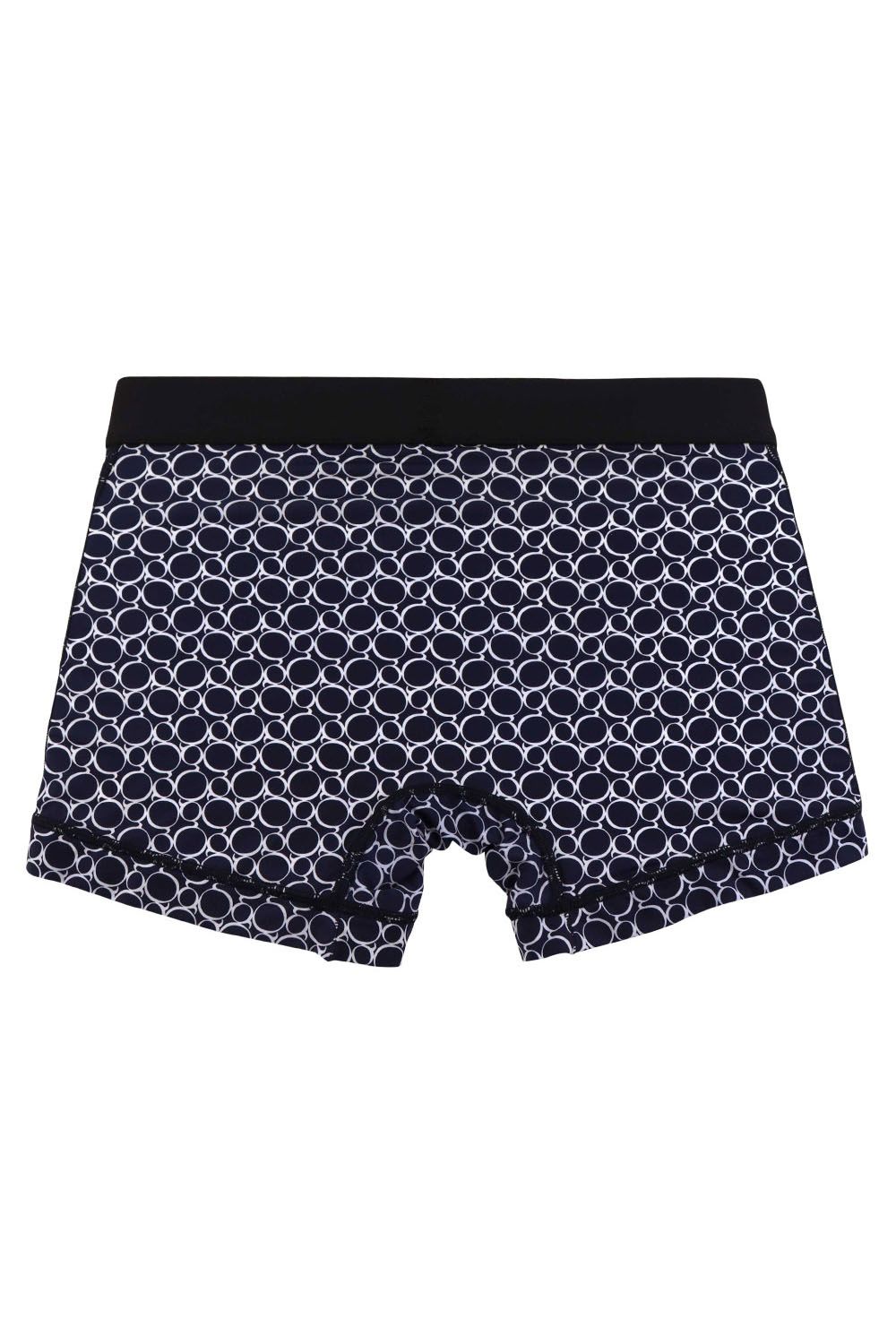 Monogram Short Boxer - ネイビー