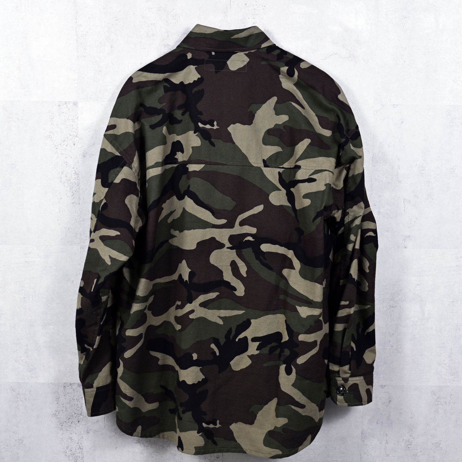CPO SHIRTS JK / オーバーサイズ ドロップショルダー CPOジャケット カモフラージュ (9月末入荷予定)
