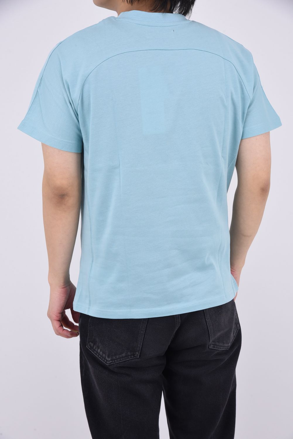 2-TIER LOGO T-SHIRT / 2ティア クルーネック Tシャツ (サックス)
