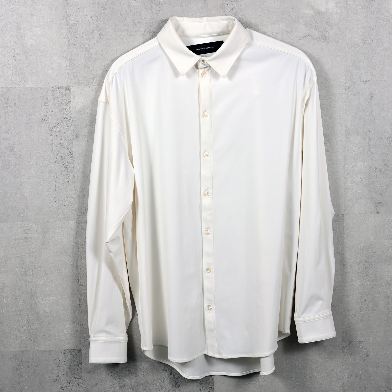 NYLON jack shirts / ナイロン ジャックシャツ (ホワイト) (7月末入荷予定) ※オーダー締切:5月23日(土)17時